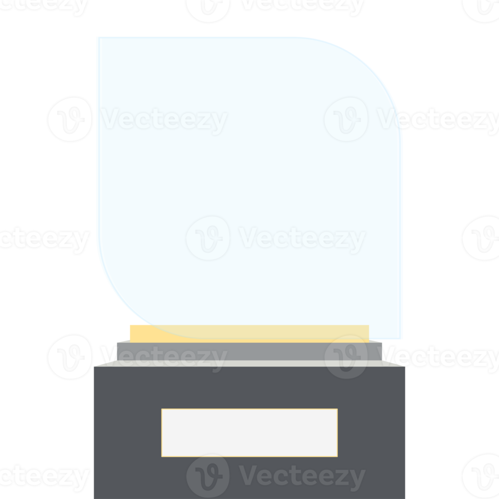 Kristall Glas Trophäe Plakette korporativ Geschenk Auszeichnungen Archiv png