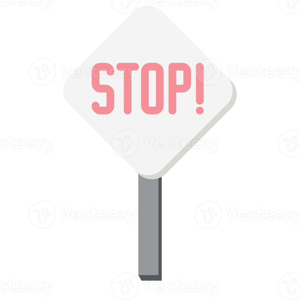 Placard Stop Demonstration Public Awareness Protest Signboard Stick png