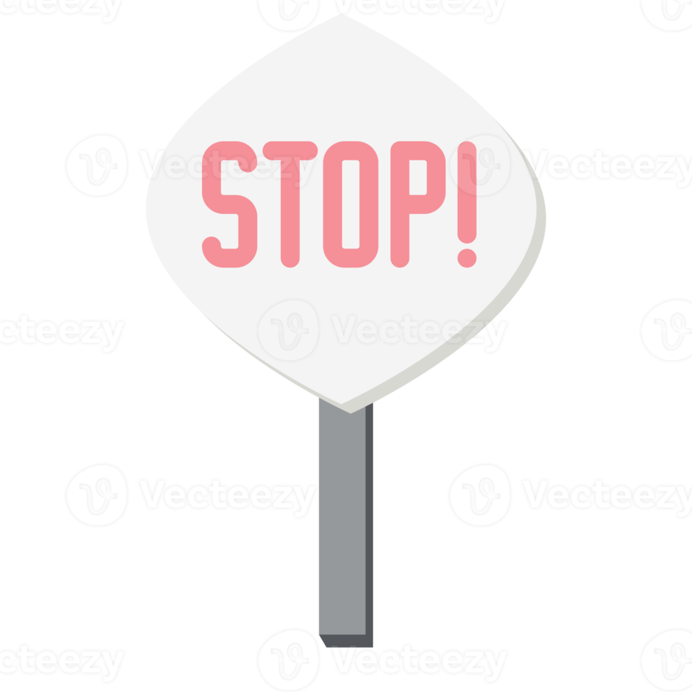 Placard Stop Demonstration Public Awareness Protest Signboard Stick png