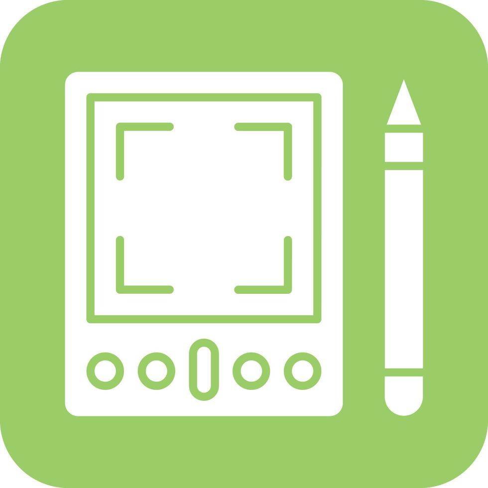 Graphic Tablet Vector Icon Design