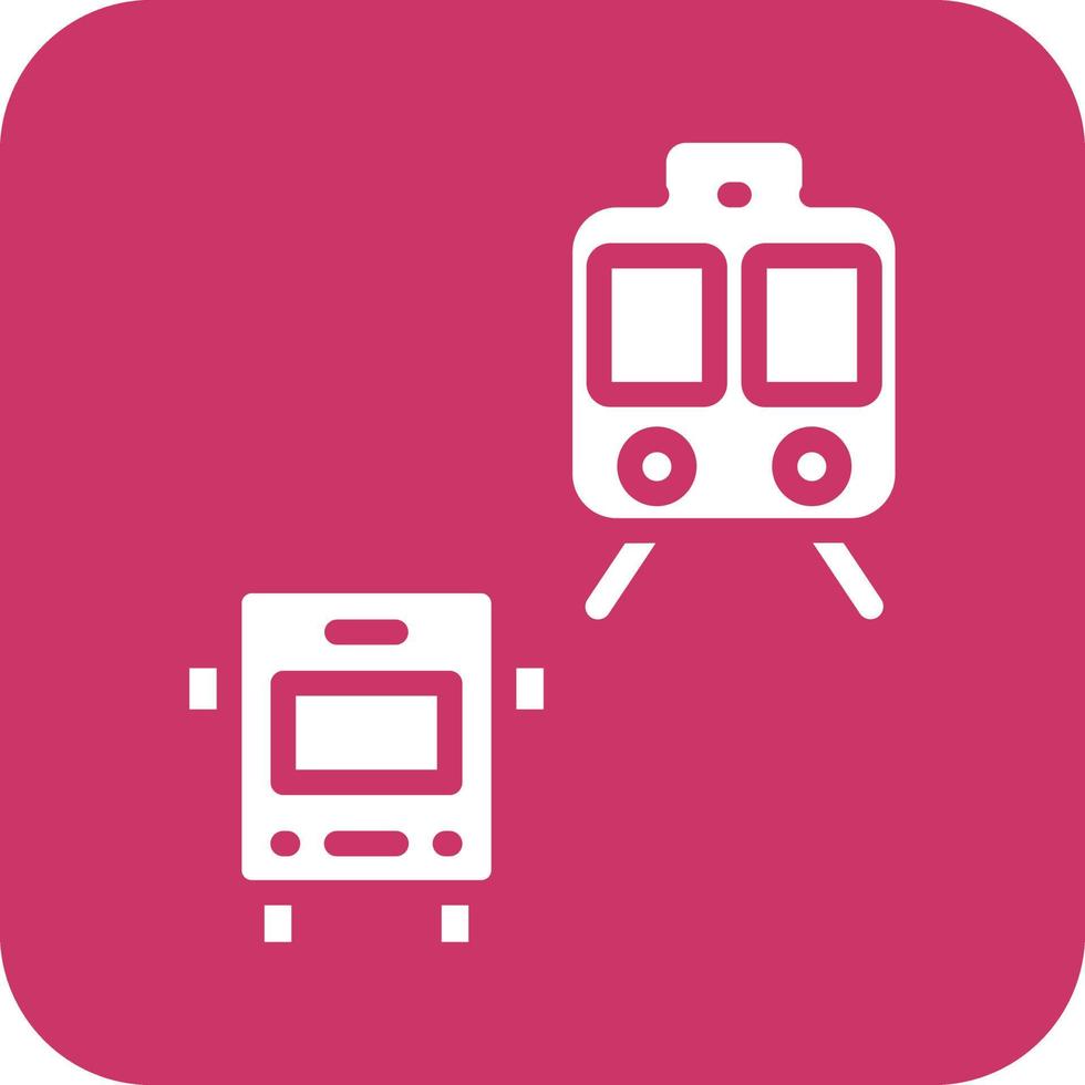 Public Transport Vector Icon Design