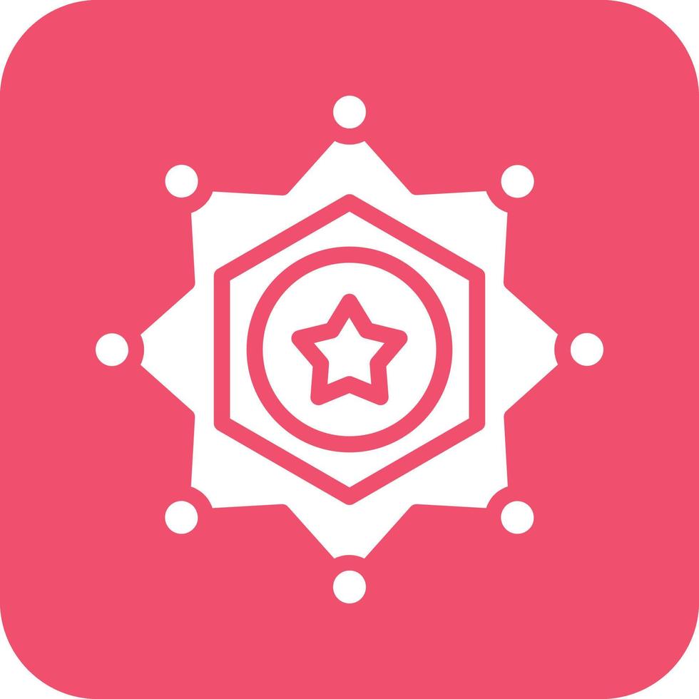 Sheriff Vector Icon Design