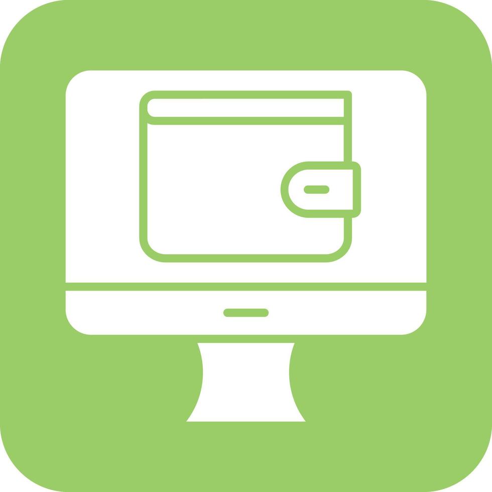 Online Wallet Vector Icon Design