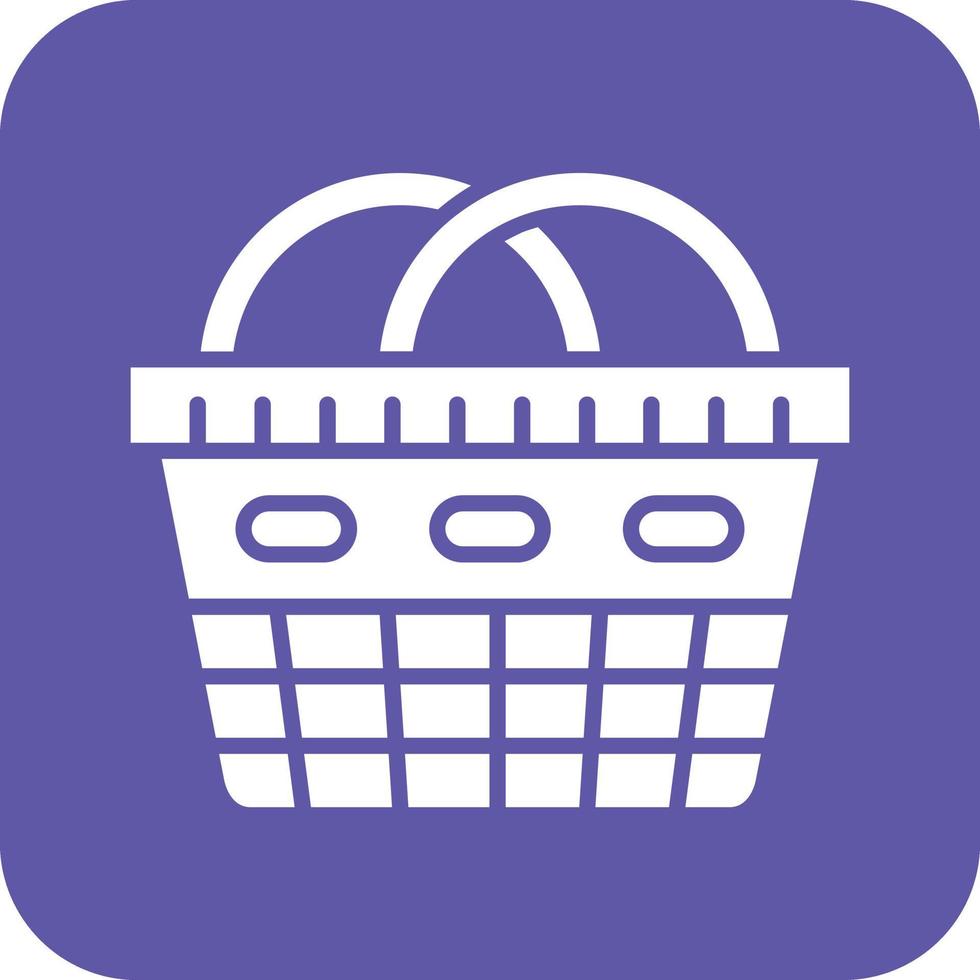 diseño de icono de vector de cesta de compras