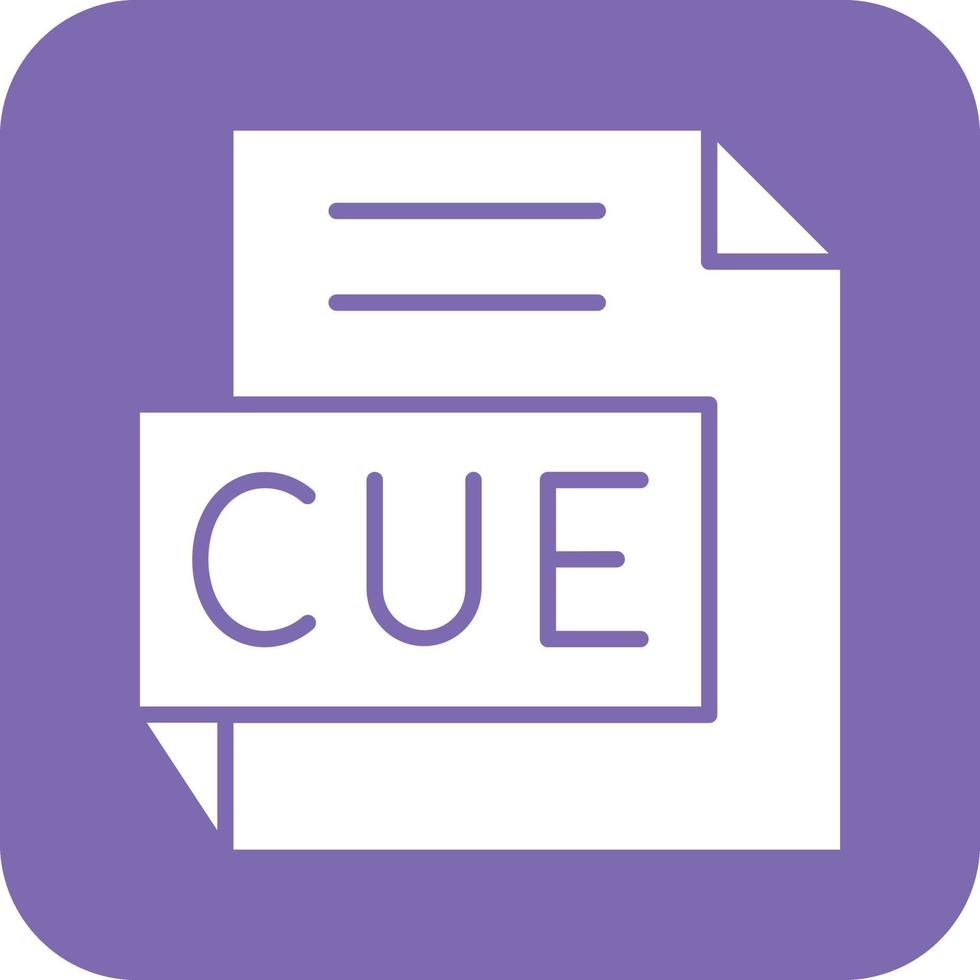 CUE Vector Icon Design