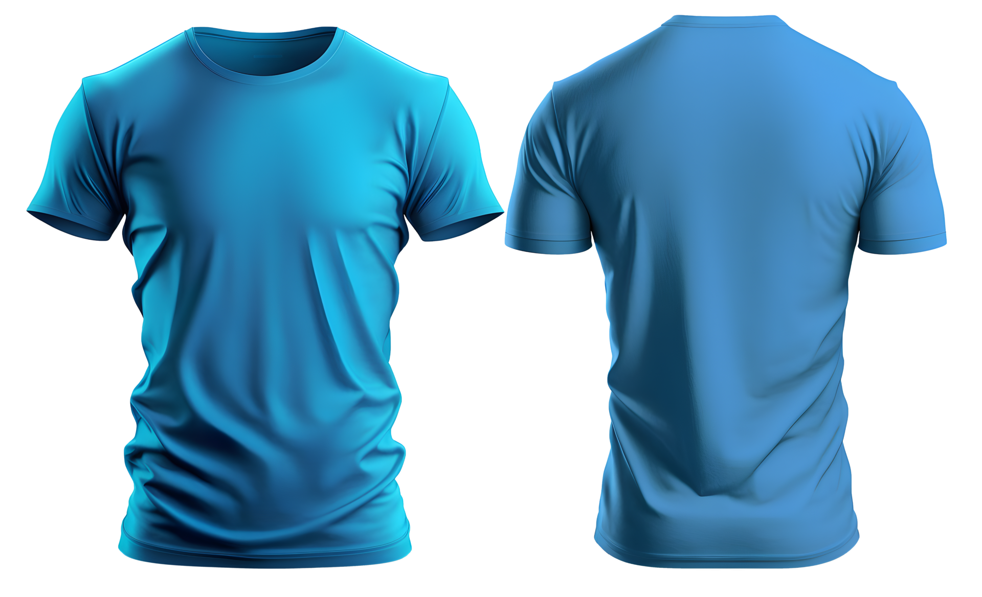 plain blue t-shirt mockup template, with view,front, back, edited ai ...