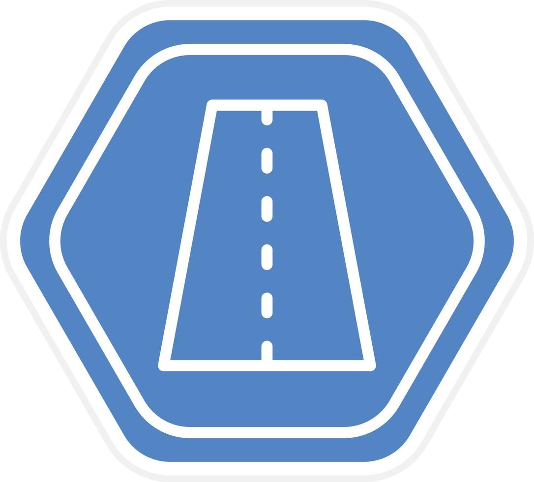 Lane Vector Icon Design
