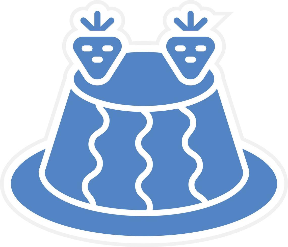 Pudding Vector Icon Design