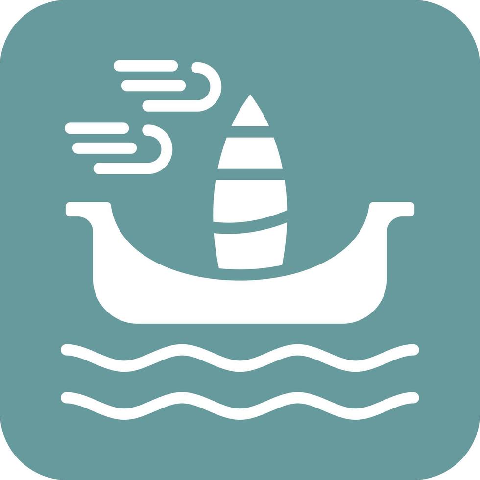 Windsurf Icon Vetor Style vector