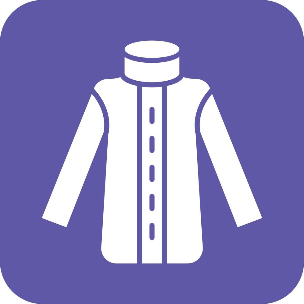 Winter Coat Icon Vetor Style vector