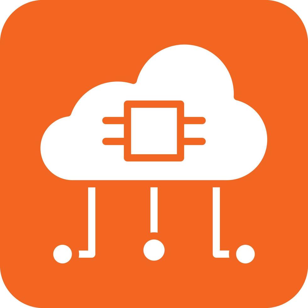 Cloud Computing Vector Icon Design