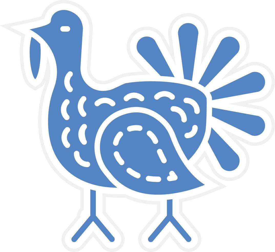 Turkey Vector Icon Design
