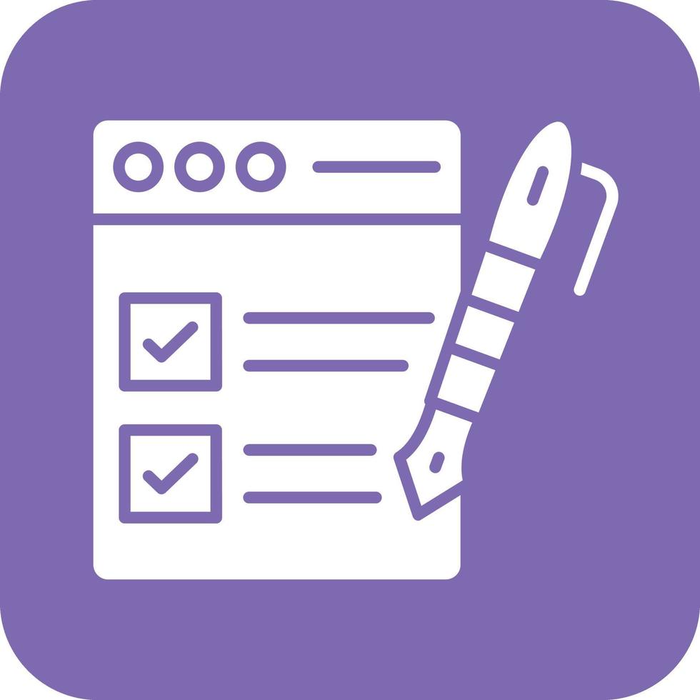 Task List Vector Icon Design