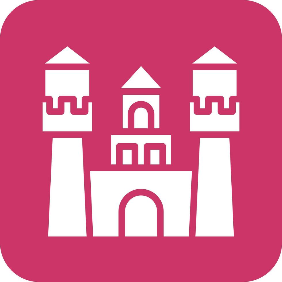 Castle Vector Icon Design