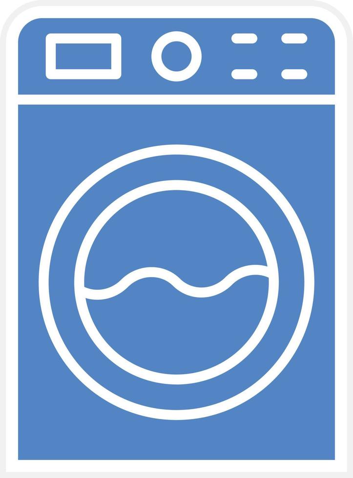 Washing Machine Vector Icon Design