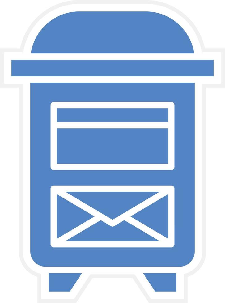 Mailbox Vector Icon Design