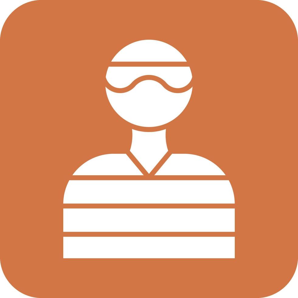 Criminal Icon Vetor Style vector