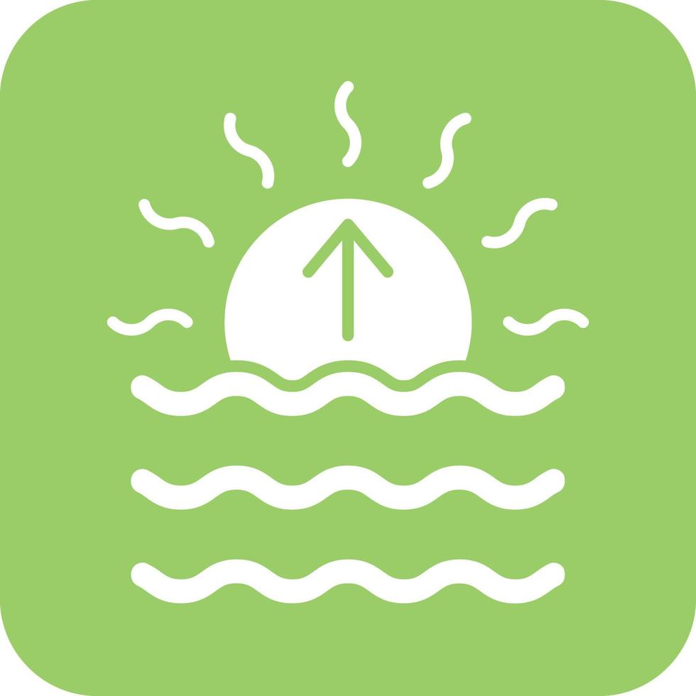 Sunrise Icon Vetor Style vector