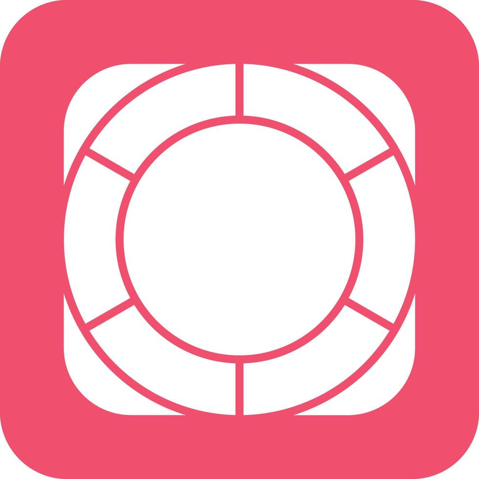 Life Raft Icon Vetor Style vector
