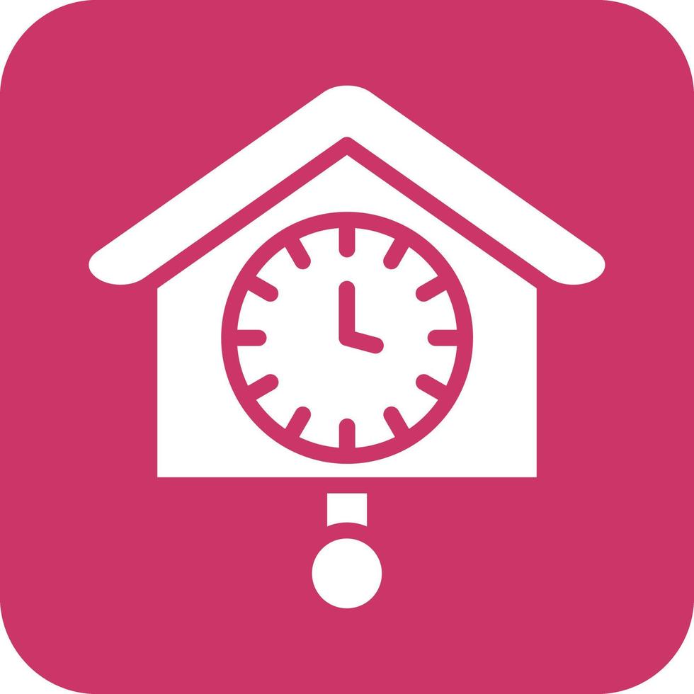 diseño de icono de vector de reloj de cuco