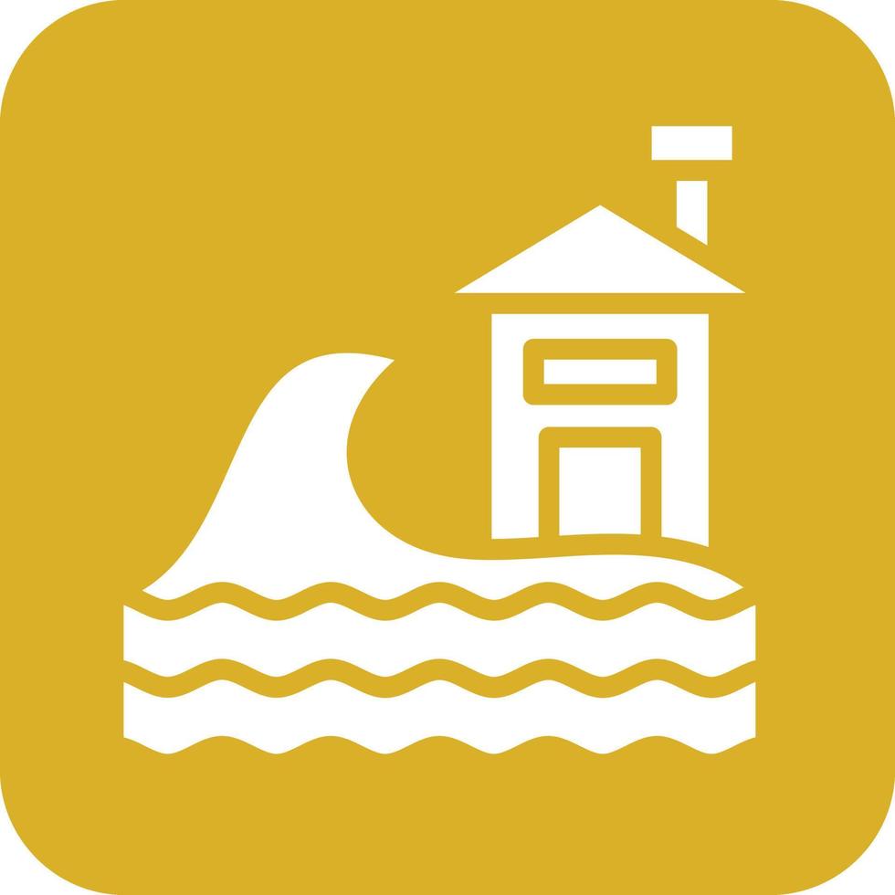 Tsunami Icon Vetor Style vector