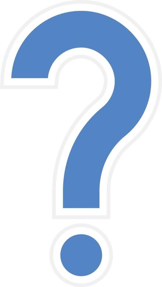 Question Vector Icon Design