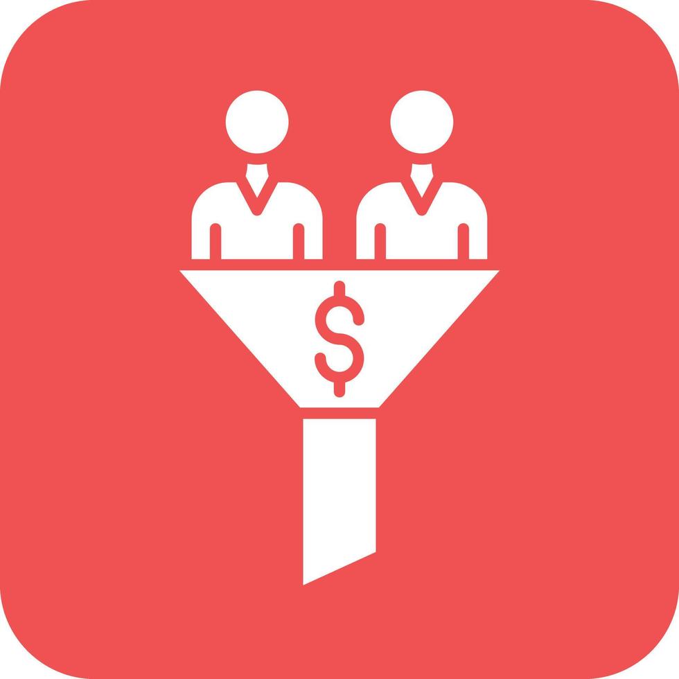 Sales Funnel Icon Vetor Style vector