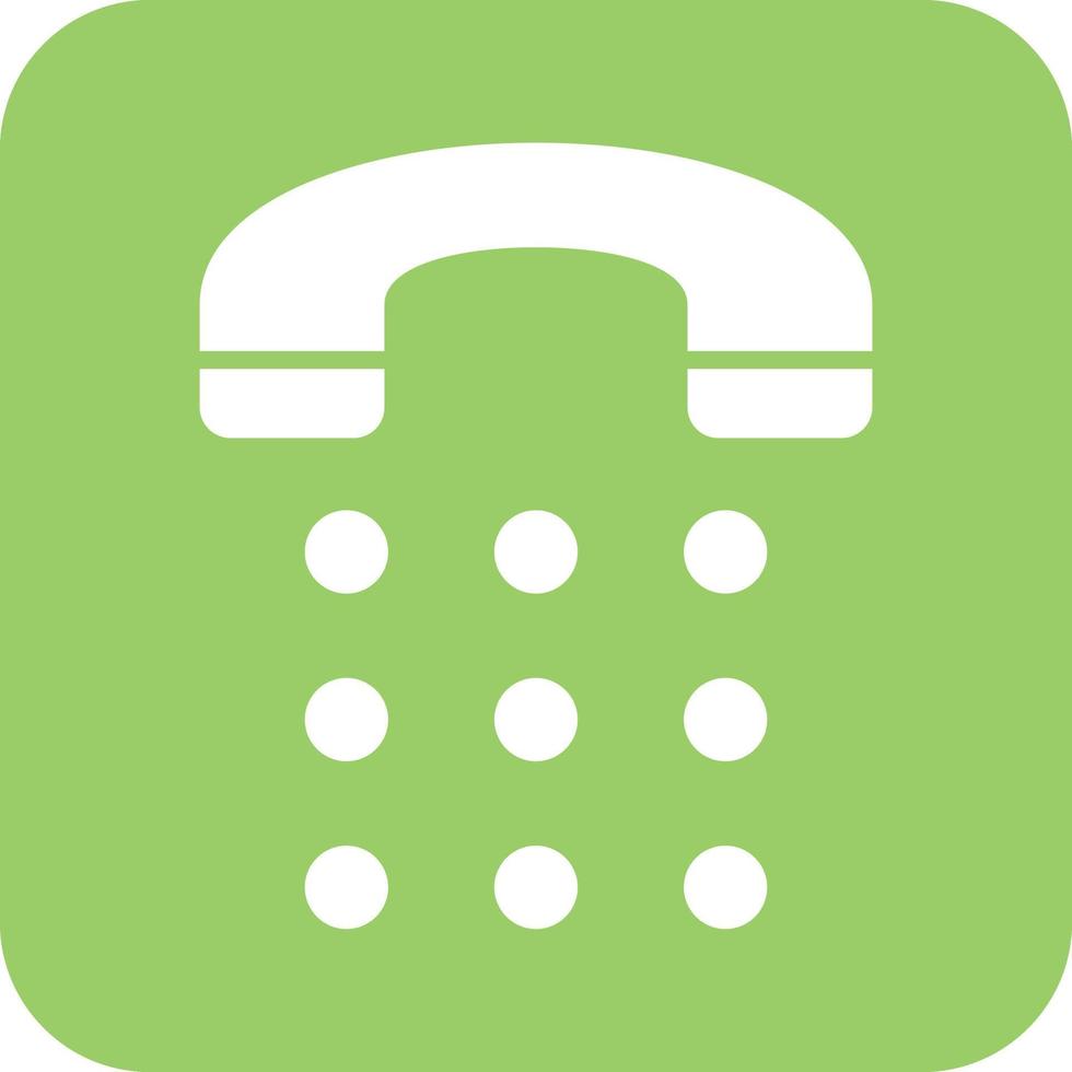 Phone Dial Vector Icon Design
