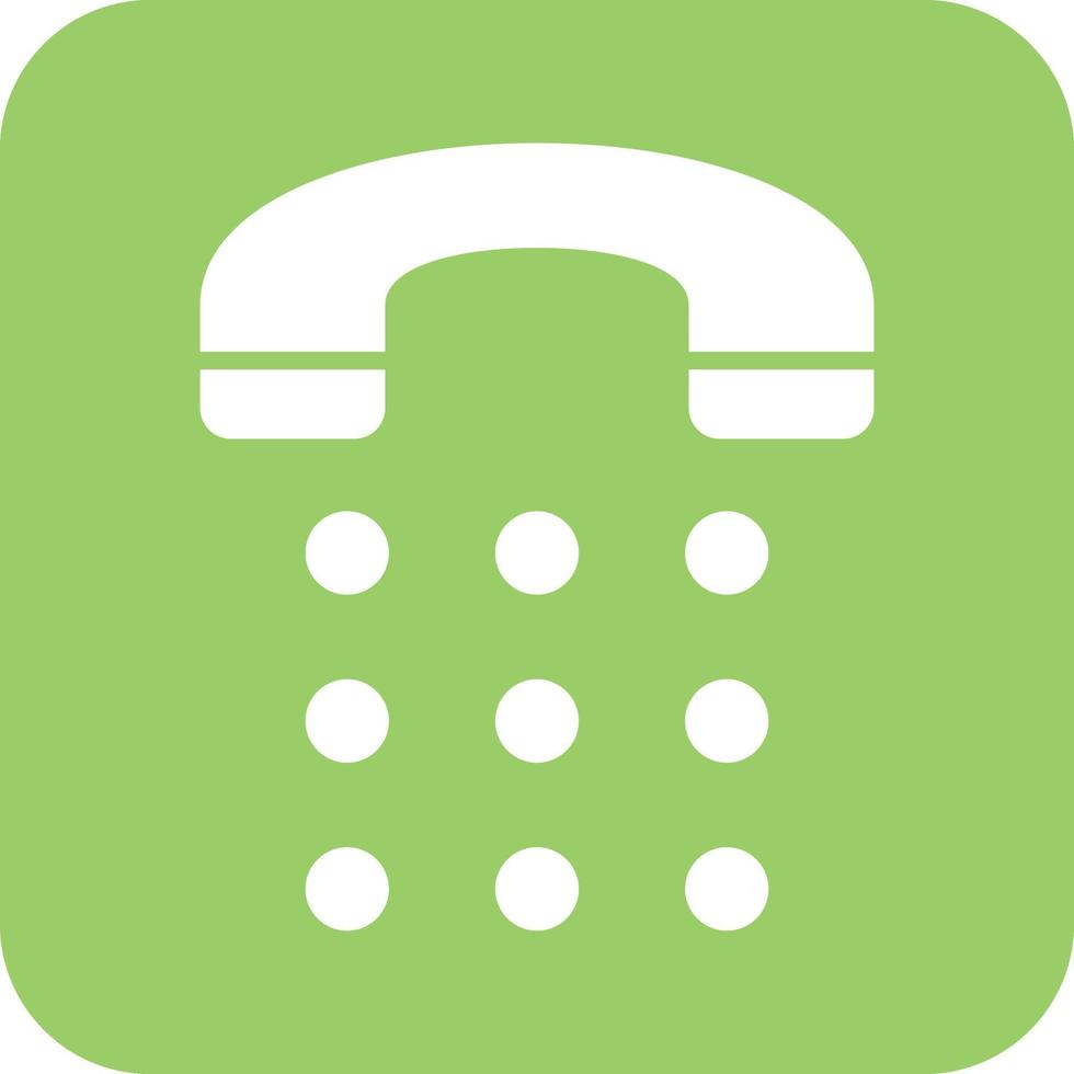 Phone Dial Vector Icon Design