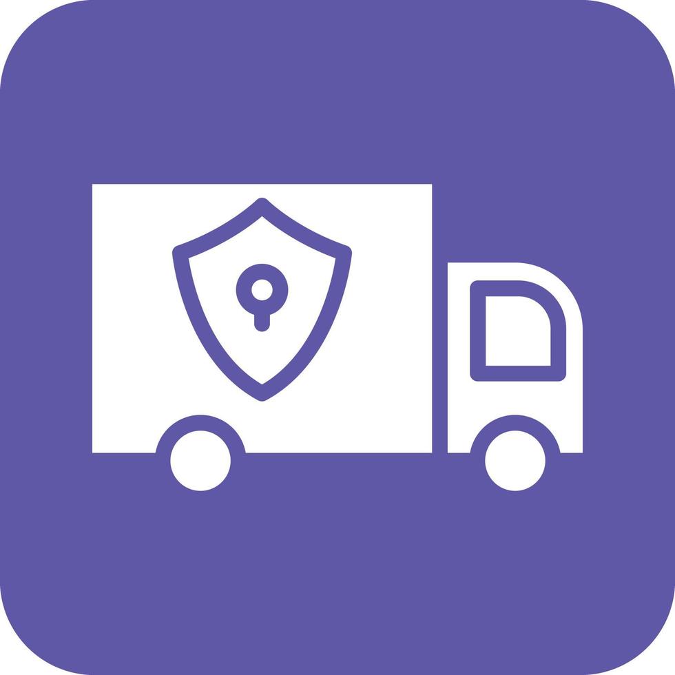 Locked Delivery Vector Icon Design