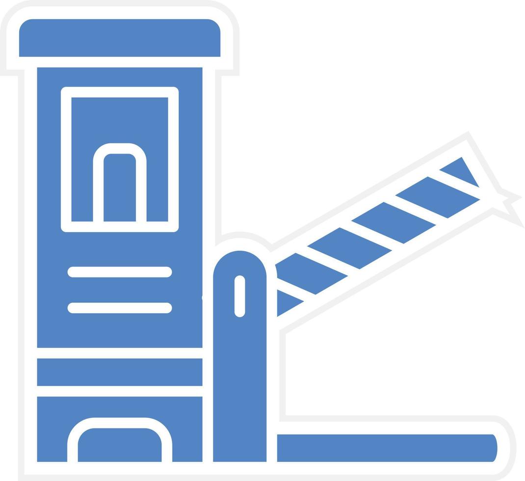 Toll Road Vector Icon Design