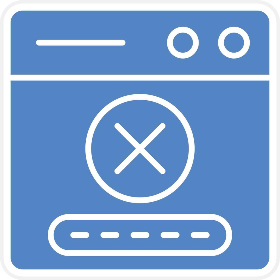 Denial Vector Icon Design