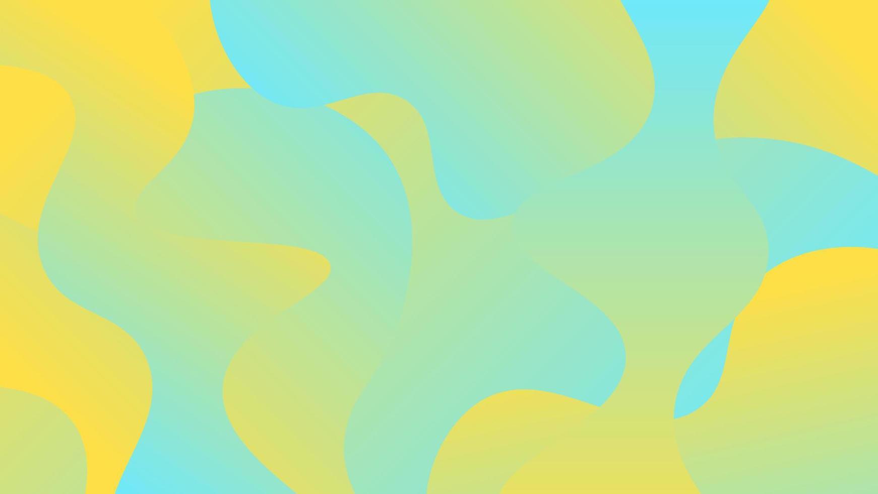 Gradient pastel wave abstract background vector