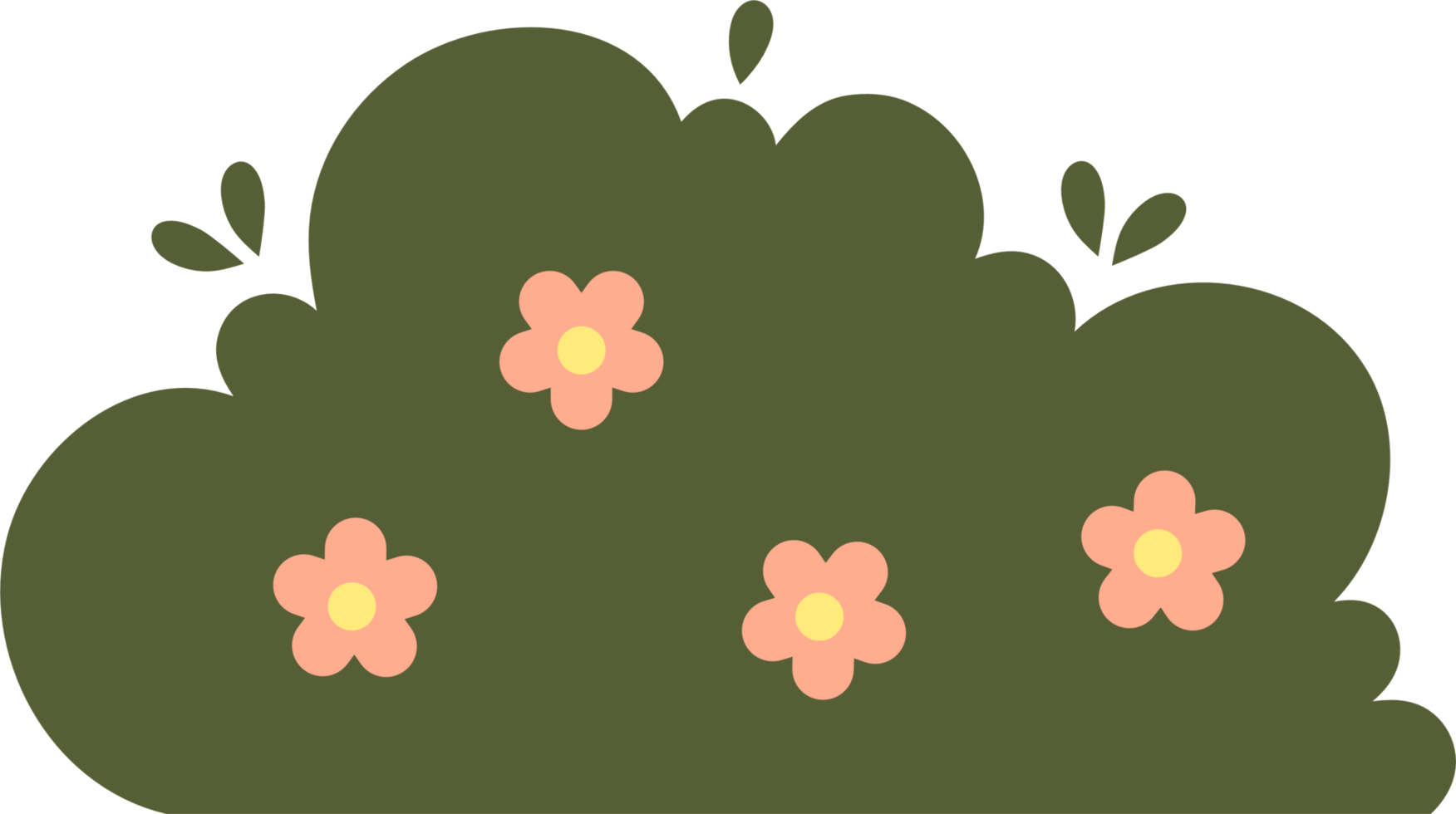 mignonne Facile buisson illustration png