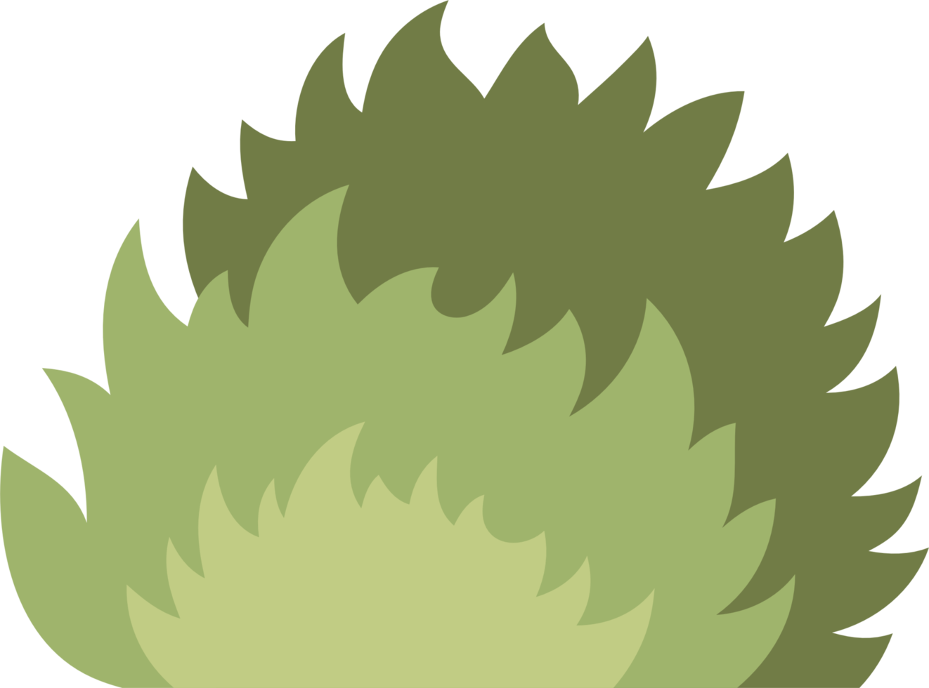 mignonne Facile buisson illustration png