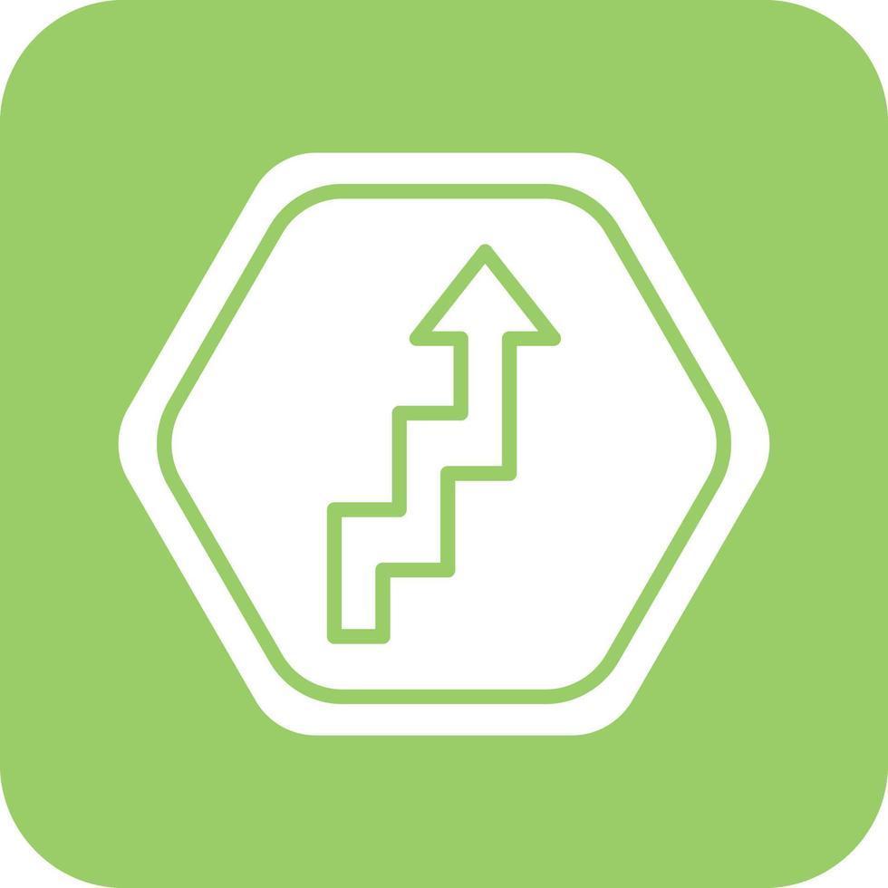 Zig Zag Road Vector Icon Design