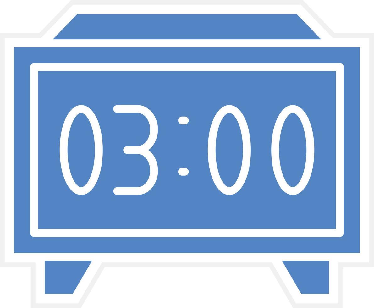 Digital Clock Vector Icon Design