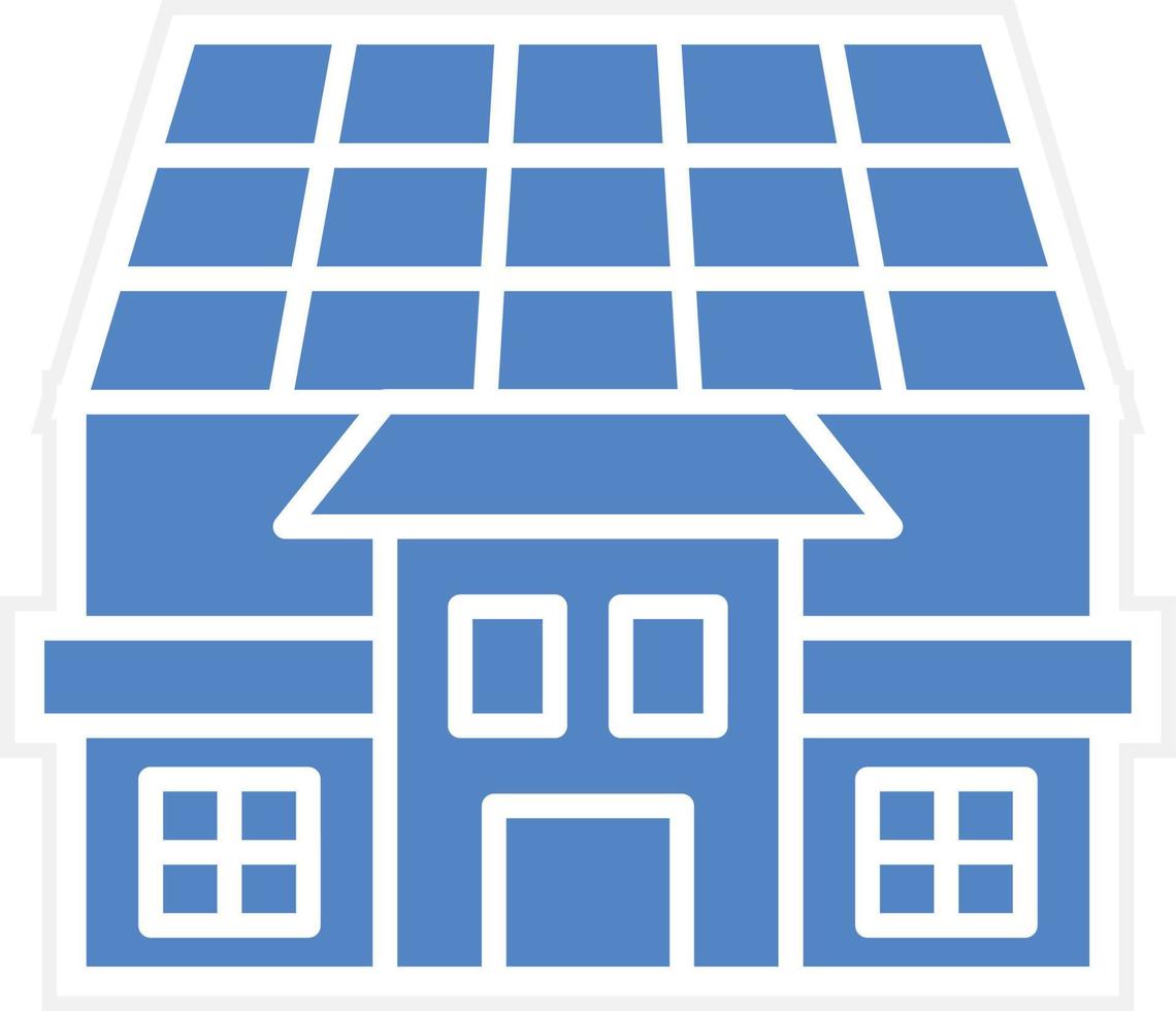 solar casa icono vetor estilo vector