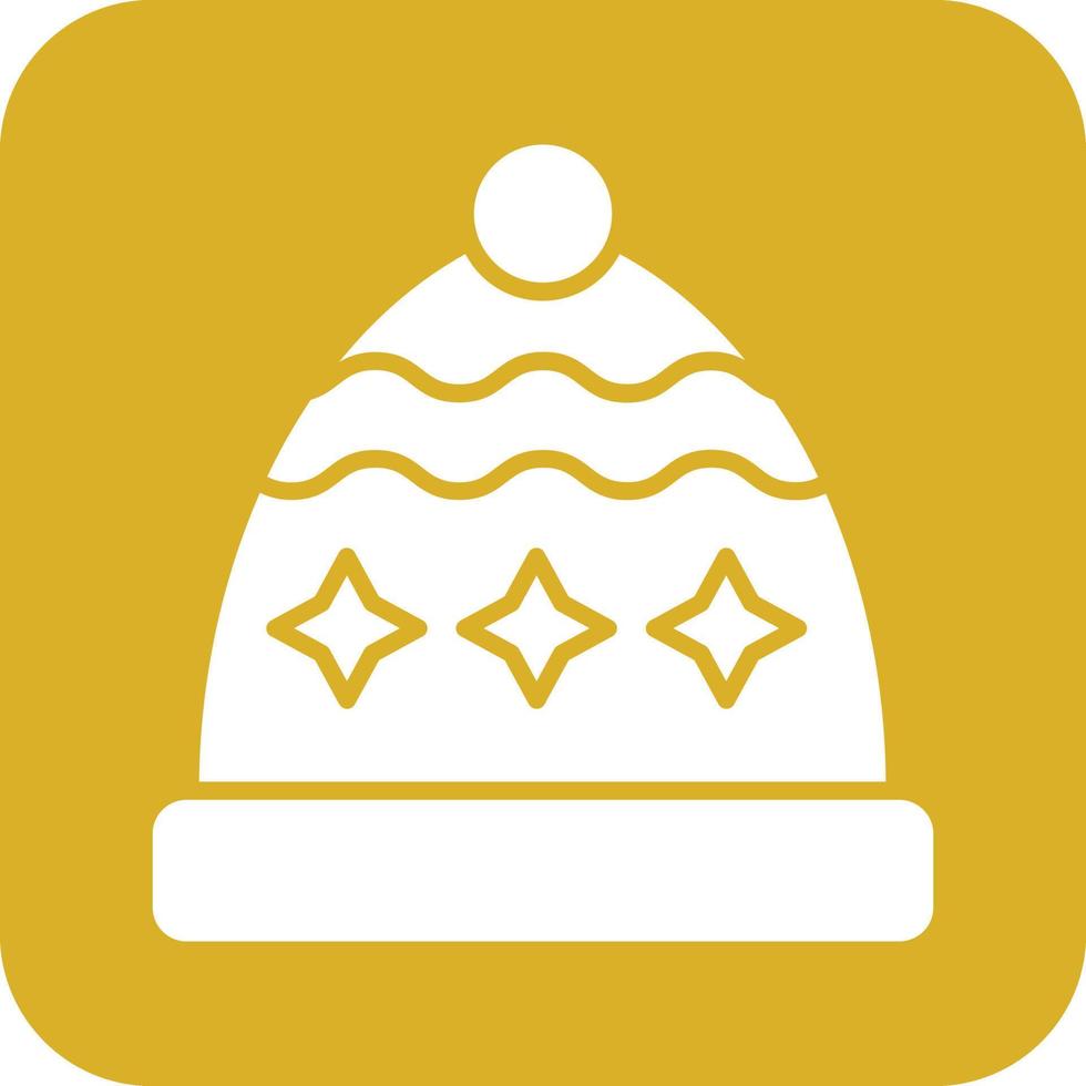 Winter Hat Icon Vetor Style vector