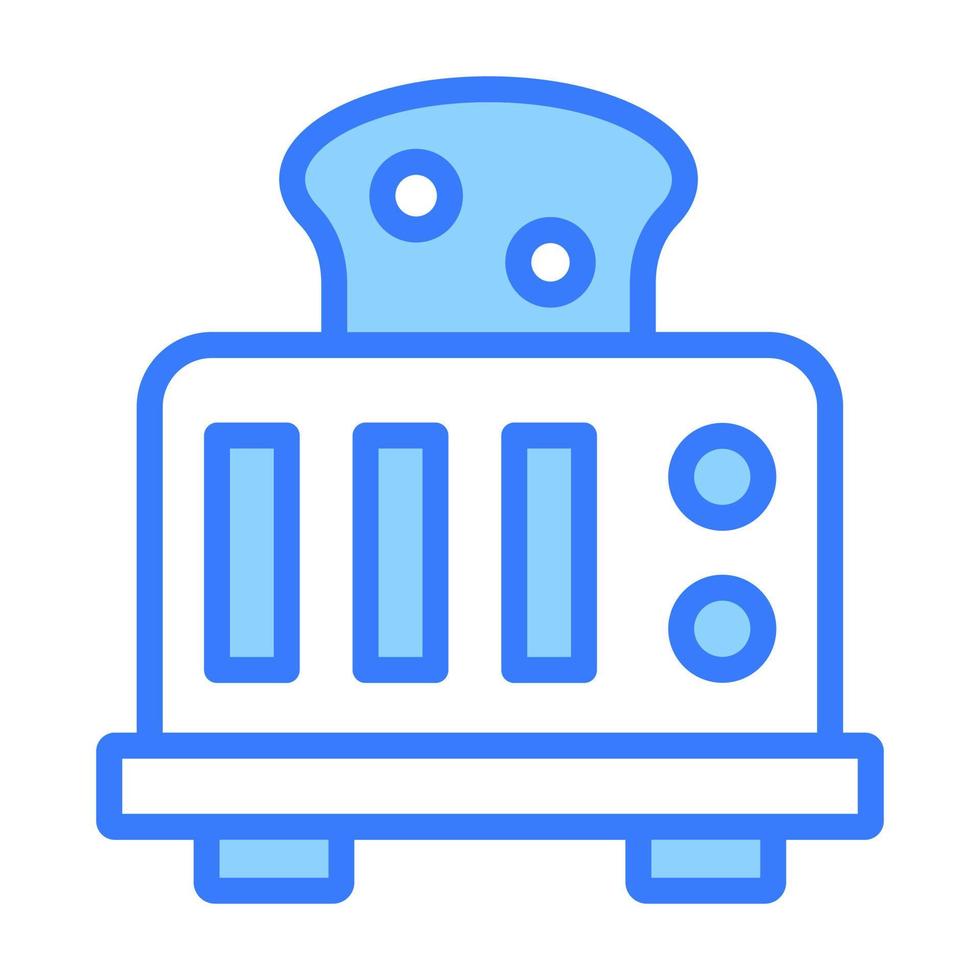 Modern vector design of toaster, toasting machine icon