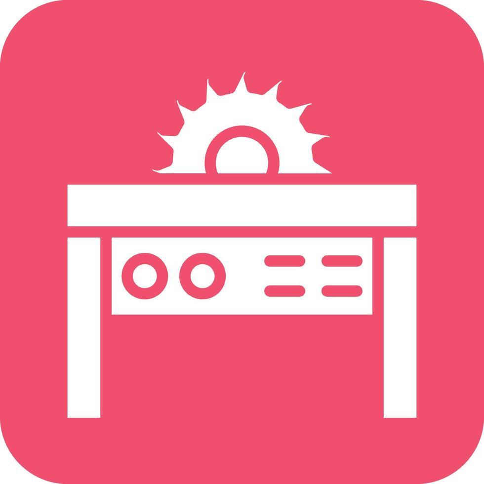 Table Cutter Vector Icon Design