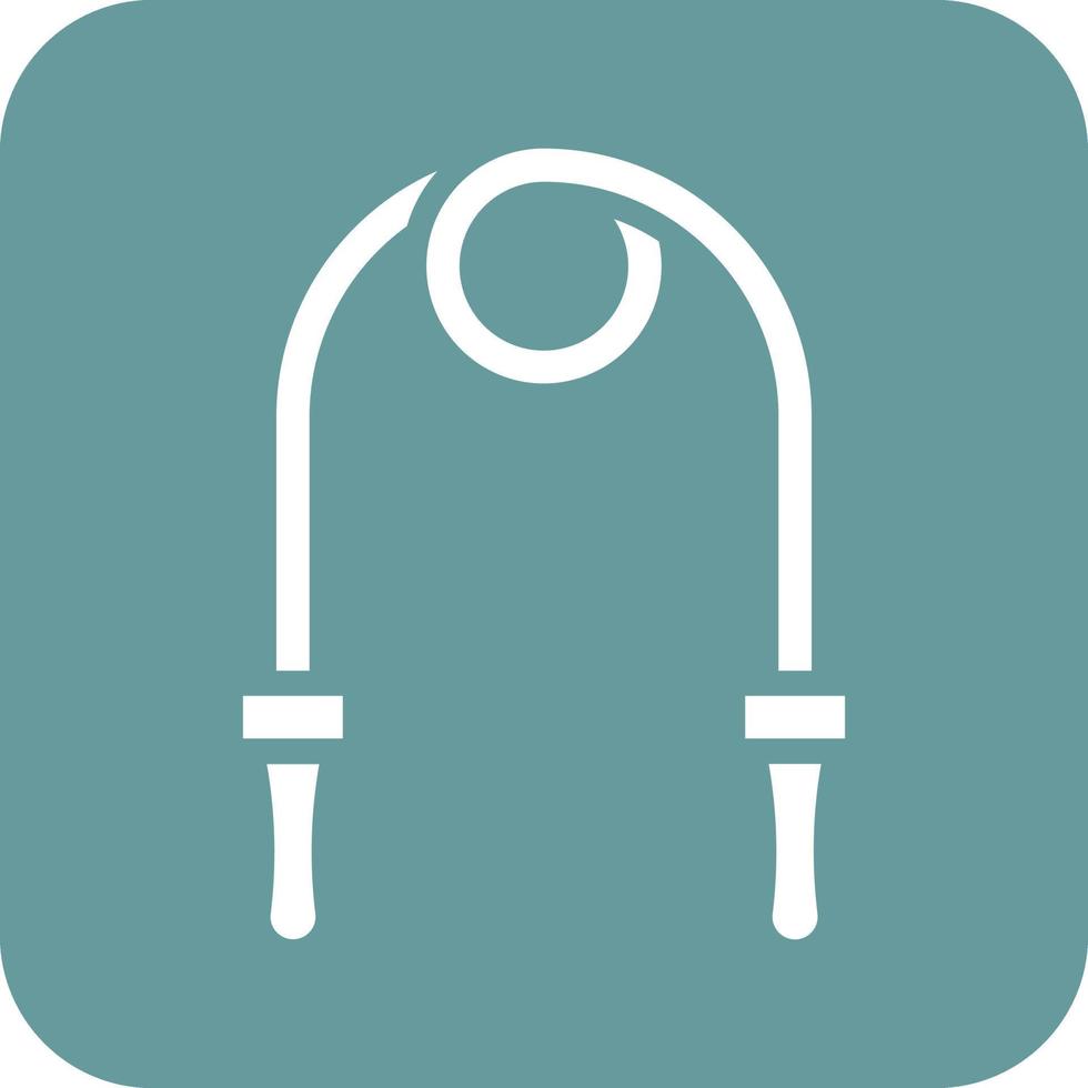 Skipping Rope Vector Icon Design