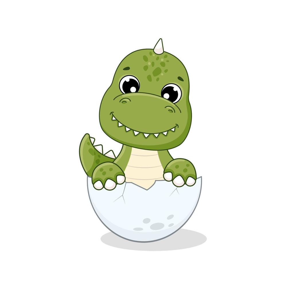 Baby Dinosaur. Vector illustration in cartoon style.