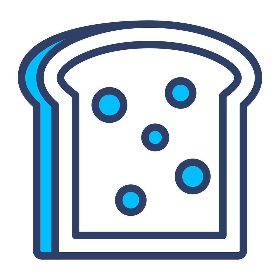 Bread toast vector design in trendy style, easy to use icon
