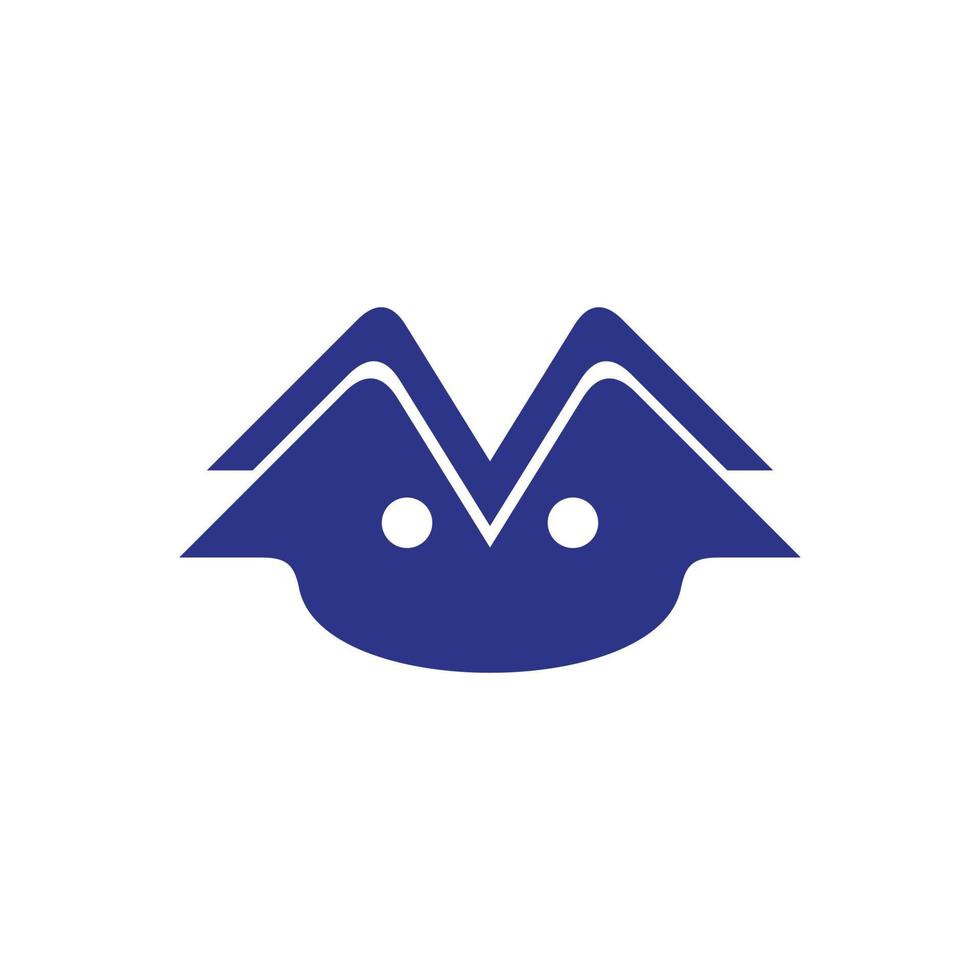 símbolo sencillo avatar logo para computadora jugadores a4 vector