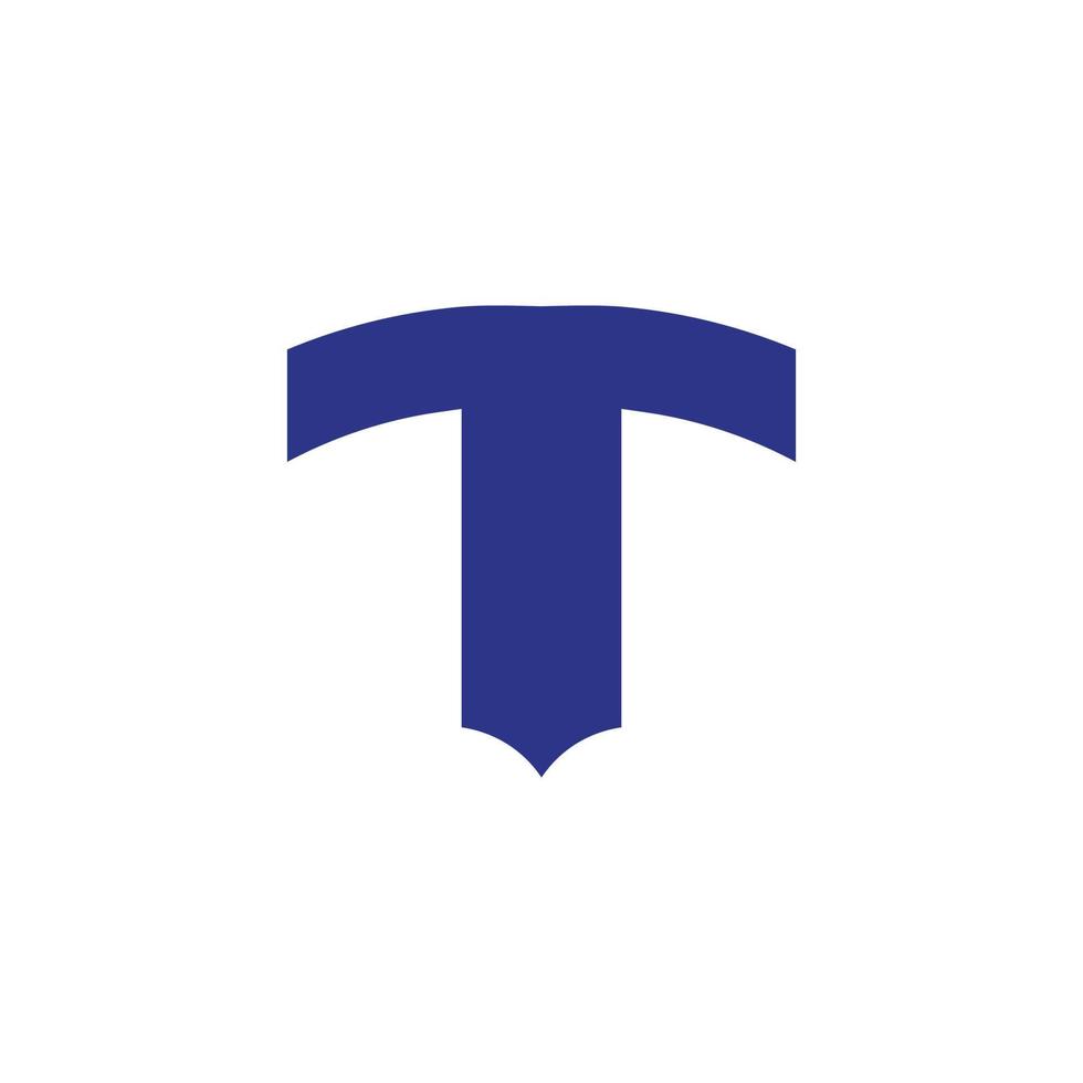 t logo design easy catchy t symbol a1 vector