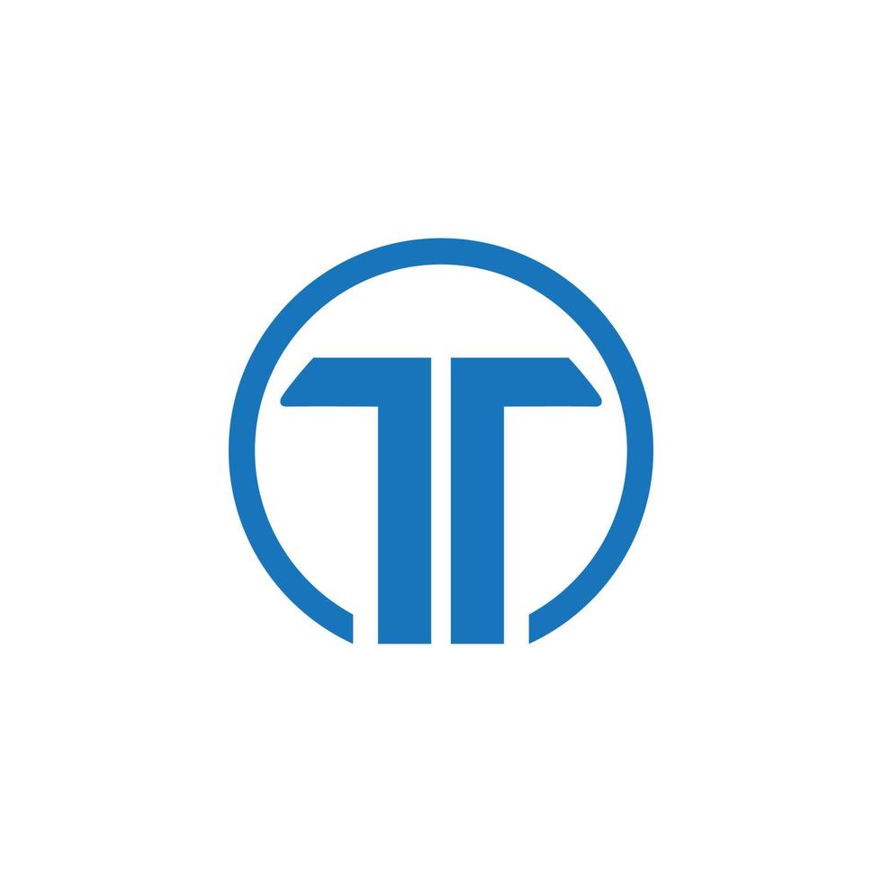 t logo design easy catchy t symbol aa2 vector
