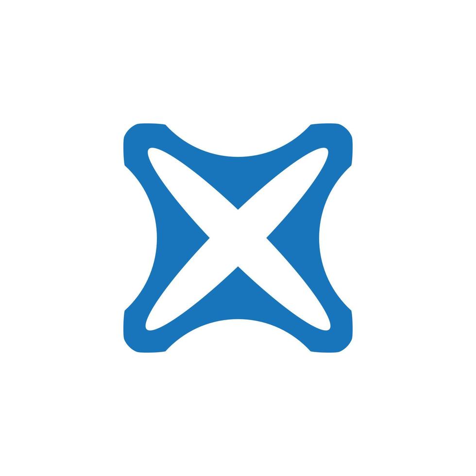 x logo design easy catchy x design unknown icon a7 vector