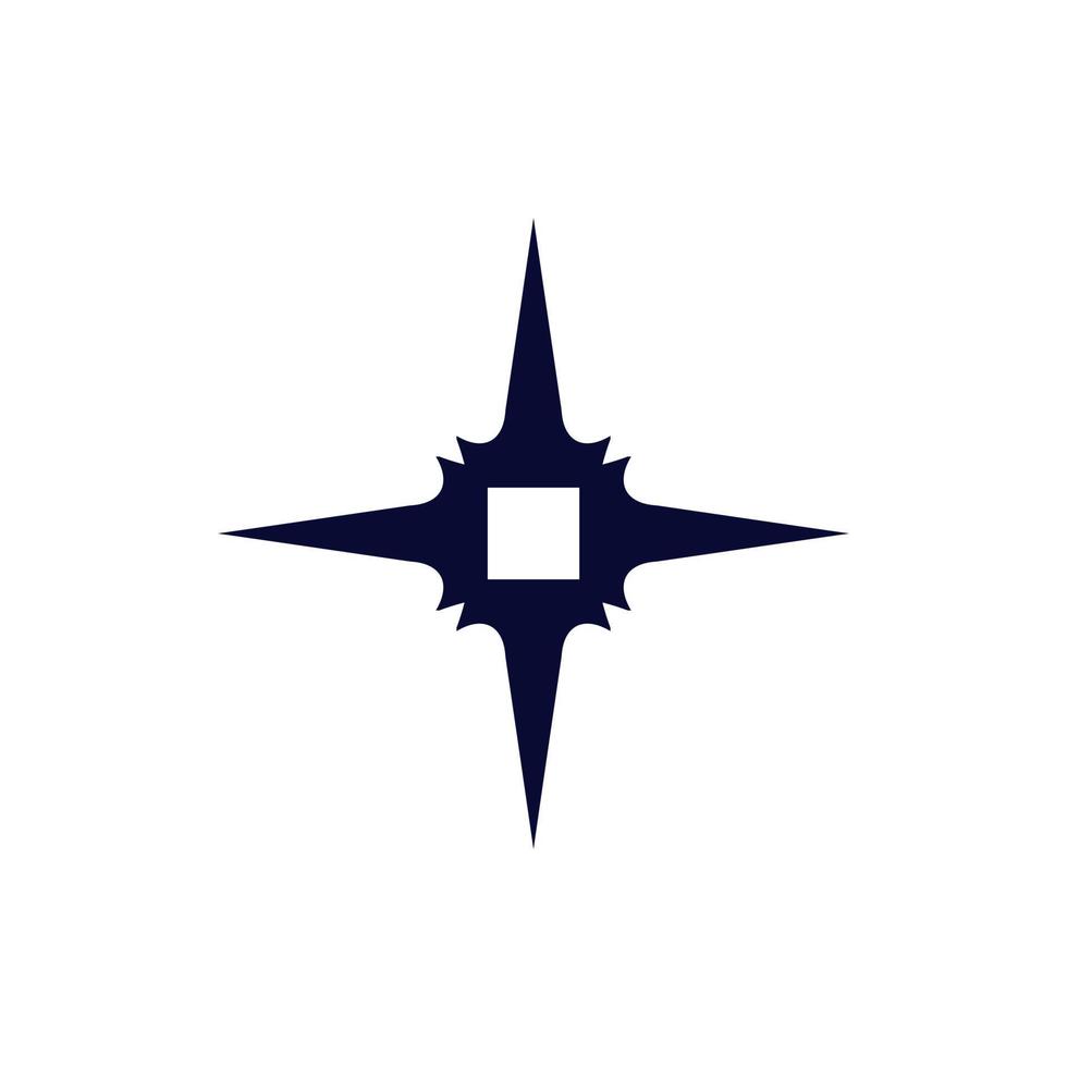Compass logo template icon vector image
