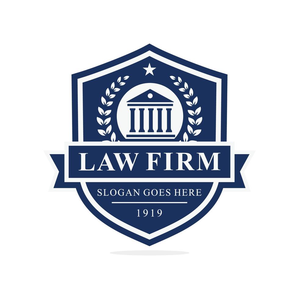 Law firm logo design vector